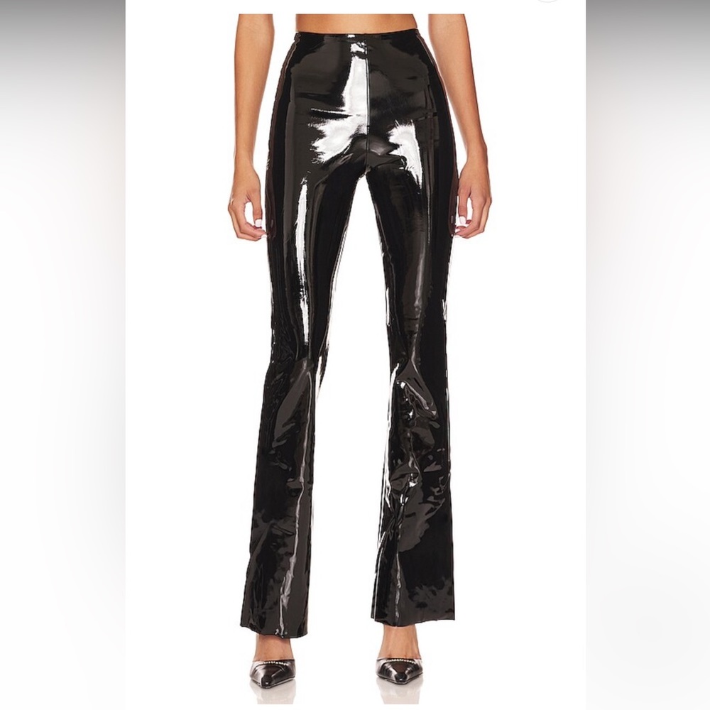BRAND NEW WITH TAGS Faux Patent Flared Legging in Black
Commando.